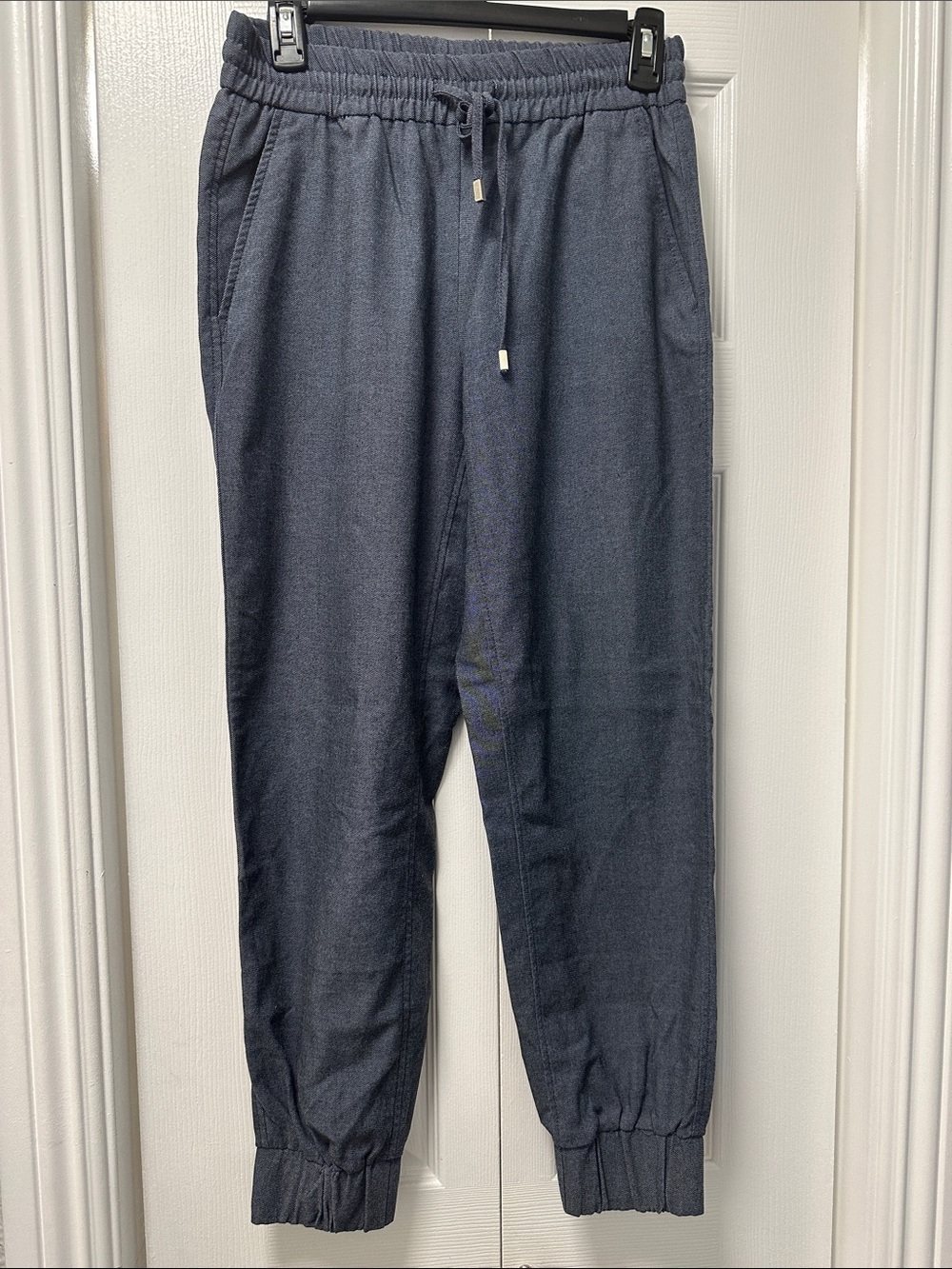Zara women’s Dark Navy Drawstring Joggers